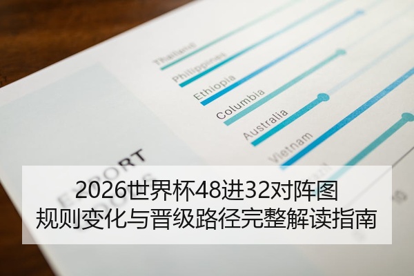 2026世界杯48进32对阵图规则变化与晋级路径完整解读指南