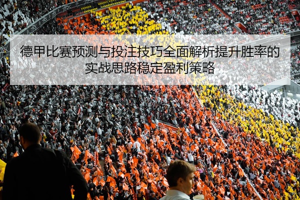 德甲比赛预测与投注技巧全面解析提升胜率的实战思路稳定盈利策略